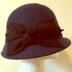 Dark blue and black fashion winter hat
